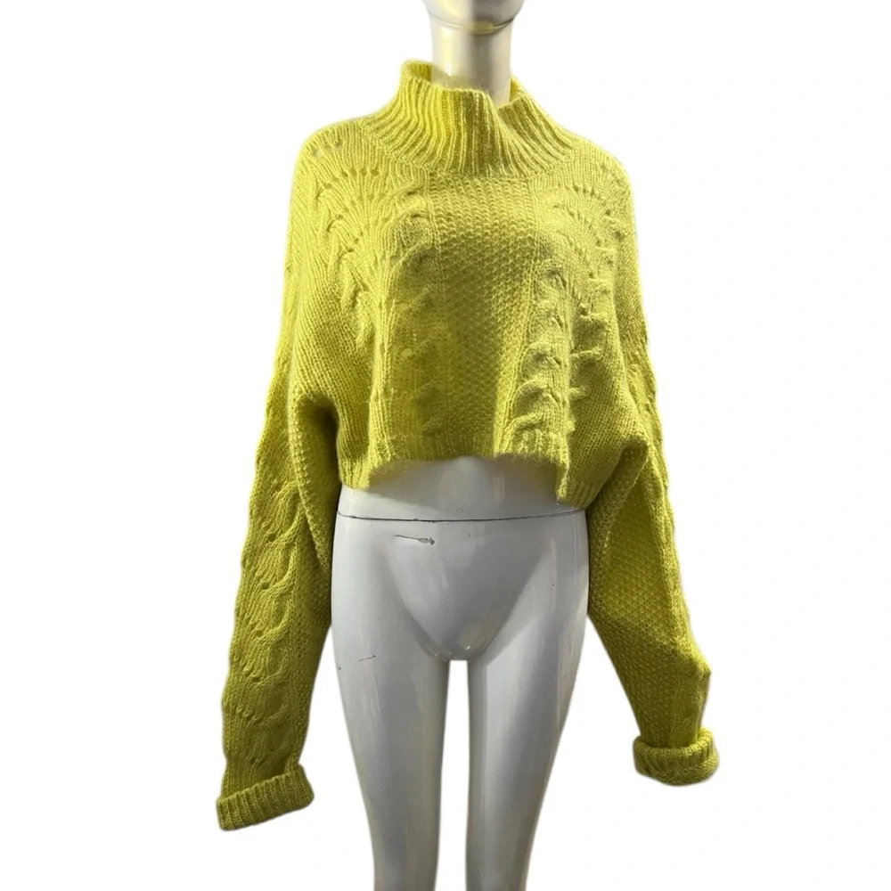 Free People Cropped Sweater - Picture 2 of 8